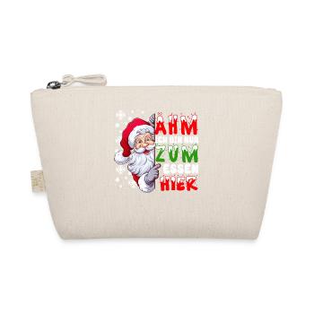 I'm just here to eat Christmas Men - Organic Pouch - nature - Front