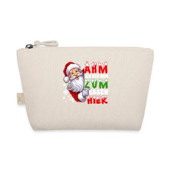 I'm just here to eat Christmas Men - Organic Pouch - nature - Front