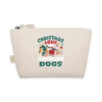 Chien, Carlin, Amour des animaux, Noël, Amour et chiens - Trousse biologique - nature - Devant