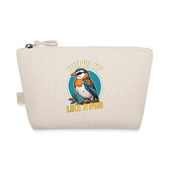 Bird Enthusiast Wing It Like A Pro Ornithologist - Organic Pouch - nature - Front