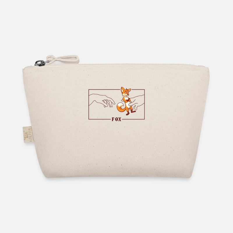 Michelangelo Creation of Adam Fox Red Fox Canidae Organic Pouch
