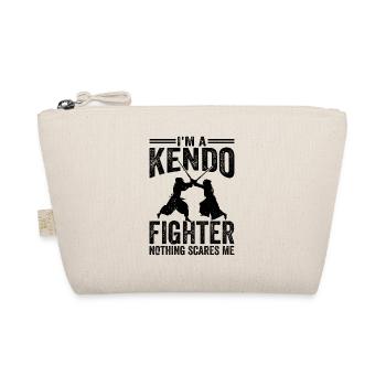 I'm a Kendo fighter nothing scares me - Kendo figh - Organic Pouch - nature - Front