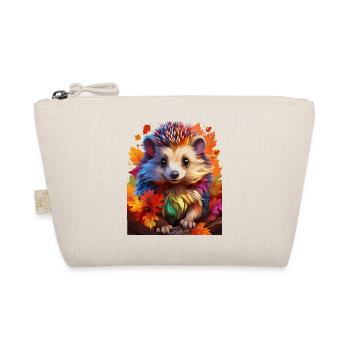 Hedgehog - Organic Pouch - nature - Front