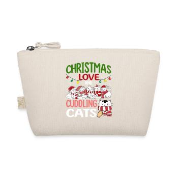 Câlin Chat Animal Amour Noël, Amour Chats - Trousse biologique - nature - Devant