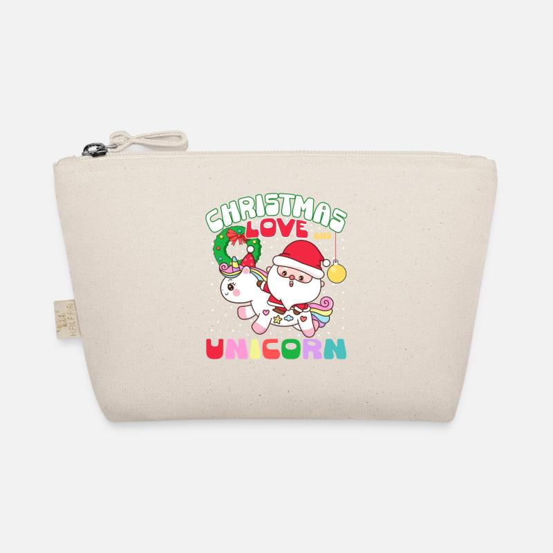 Licorne Chevaux Cavaliers Noël Amour Équitation Trousse biologique