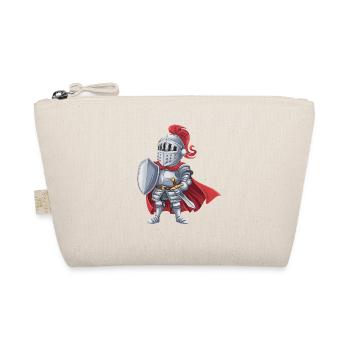 Freundlicher Ritter als Geburtstagsgeschenk Design - Bio-Täschchen - Natur - Vorne