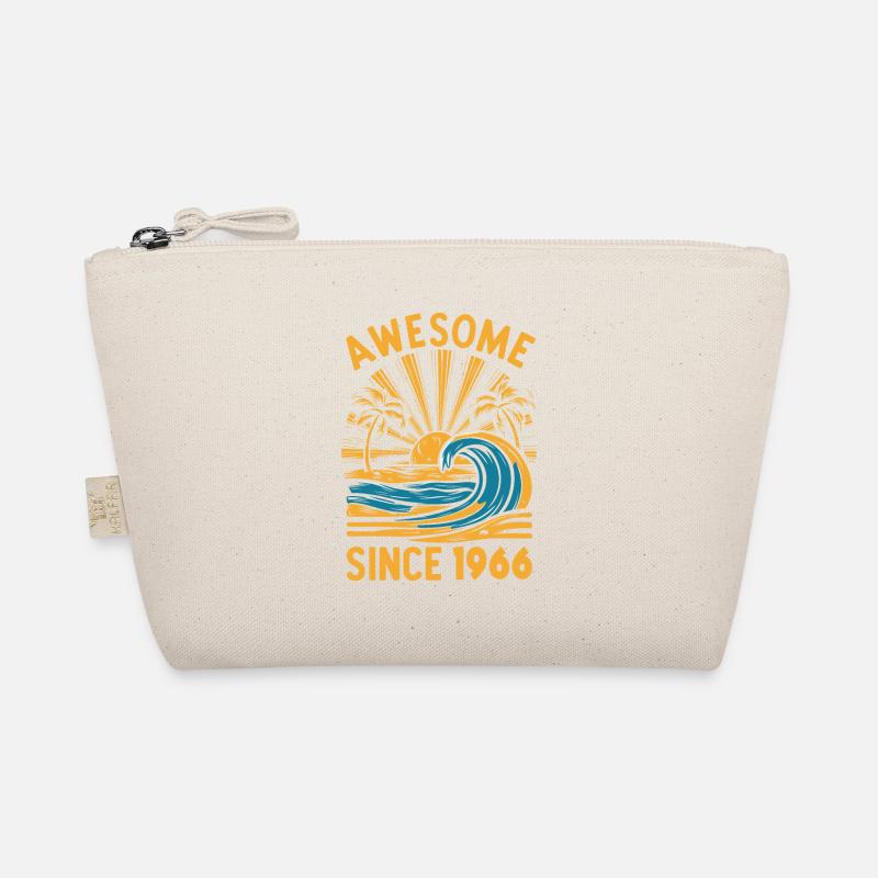 Awesome Since 1966 Geburtstag Strand Bio-Täschchen