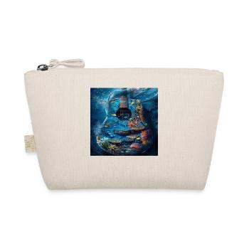 Fisch Gitarre - Bio-Täschchen - Natur - Vorne