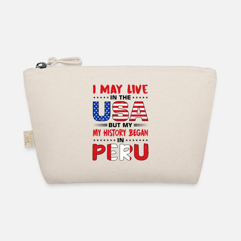 Peruvian Roots Peru Flag Peruano Pride Organic Pouch