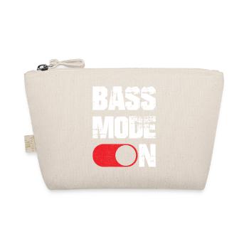 Bass mode on funny - Bio-Täschchen - Natur - Vorne