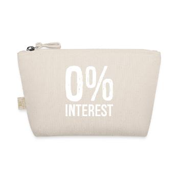 0 Interest funny - Bio-Täschchen - Natur - Vorne