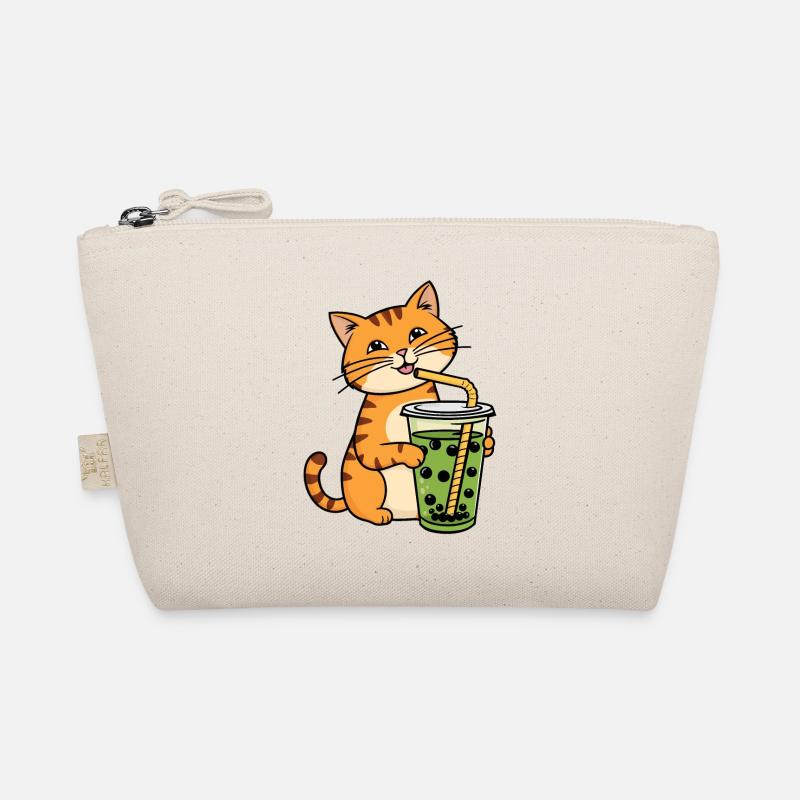 Thé à bulles pour chat Thé vert Matcha Boba Trousse biologique