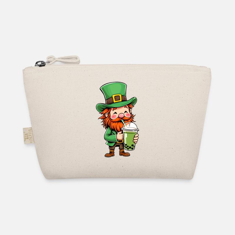 Kobold Bubble Tea St Patricks Day Bio-Täschchen