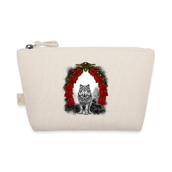 Christmas Christmas Fairy Tale Wolf Wolves Children - Organic Pouch - nature - Front