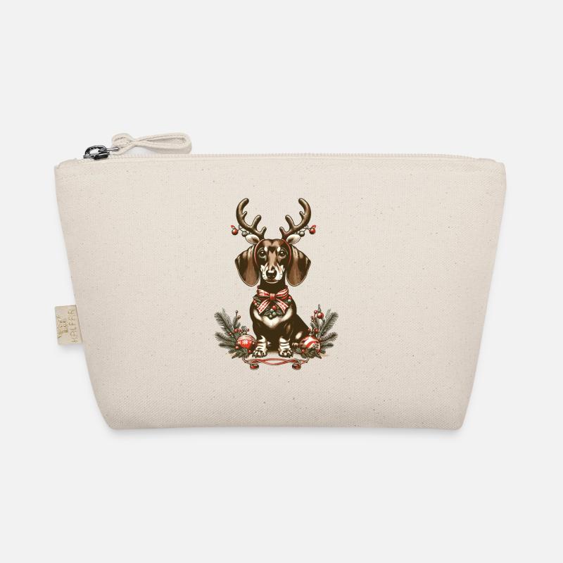 Teckel de Noël avec bois et arc Trousse biologique