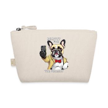 HUND SMARTPHONE BEAUTY FOR THE GALLERY - Bio-Täschchen - Natur - Vorne