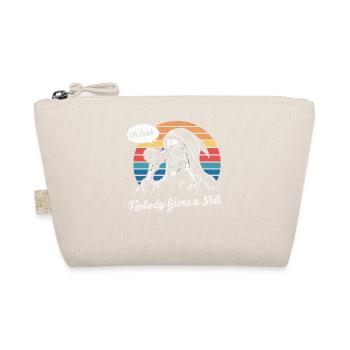 Oh Look Nobody Cares Grim Reaper Humor Design - Organic Pouch - nature - Front