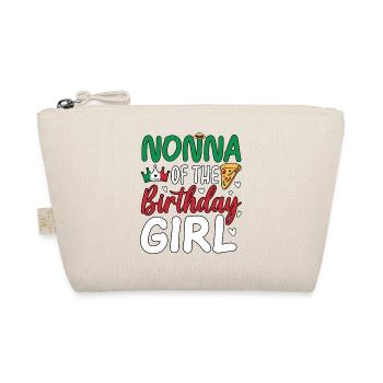 Nonna Of The Birthday Girl - Organic Pouch - nature - Front
