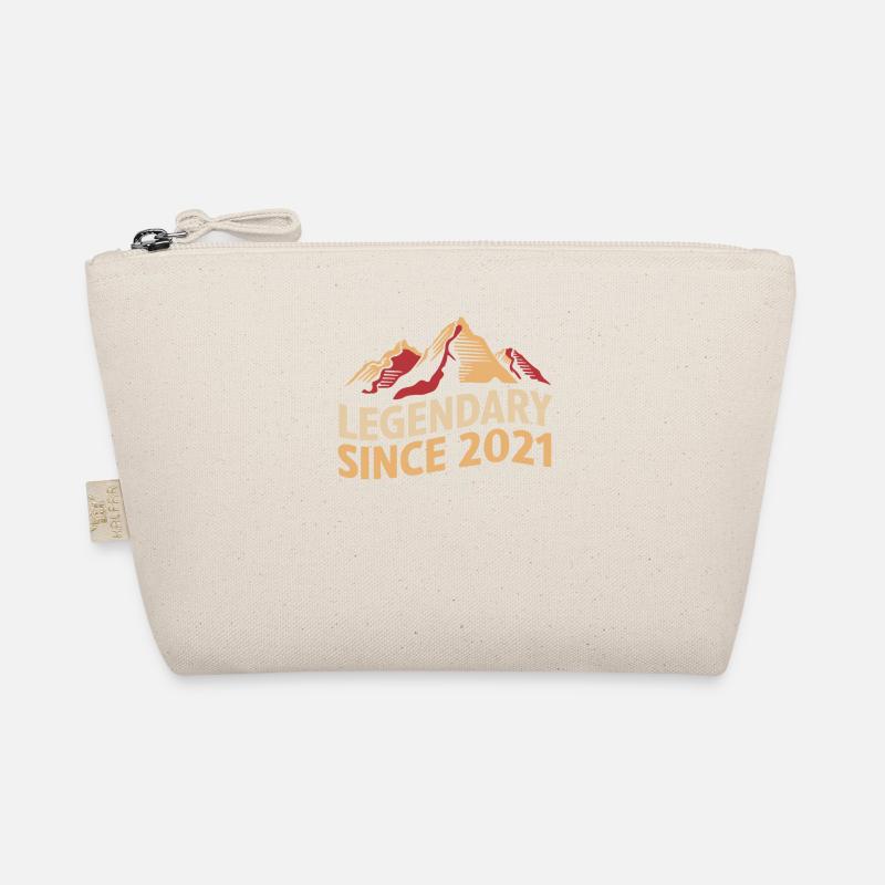 Legendär Seit 2021 Wanderer Berg Vintage Bio-Täschchen