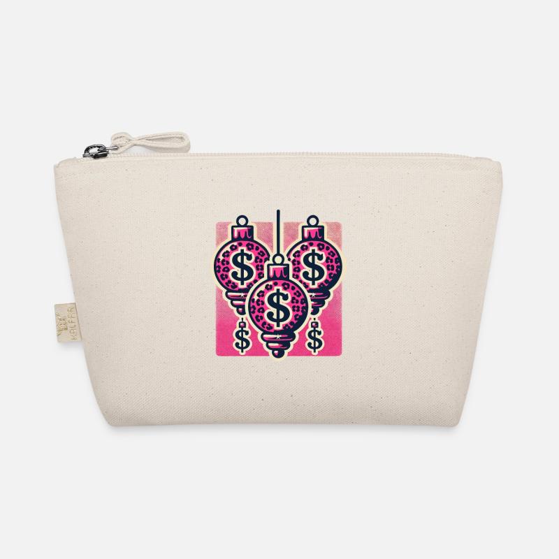 Christmas decorations with dollar signs Organic Pouch