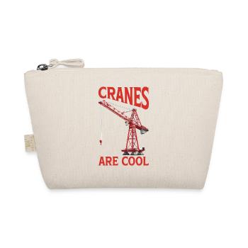 Cranes Are Cool 2 - Bio-Täschchen - Natur - Vorne