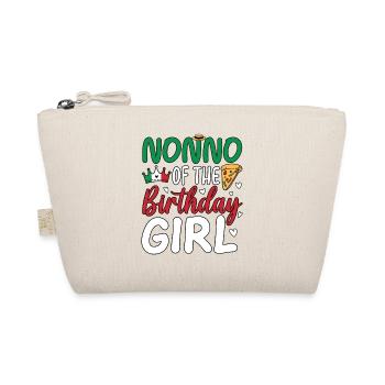 Nonno Of The Birthday Girl - Organic Pouch - nature - Front