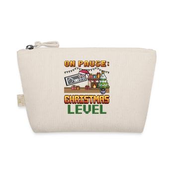 Christmas, Video Game, Gamer, Gaming Gift - Organic Pouch - nature - Front