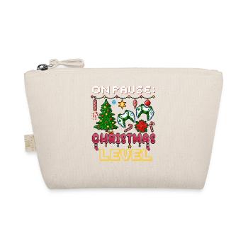 Christmas, Video Game, Gamer, Gaming Gift - Organic Pouch - nature - Front