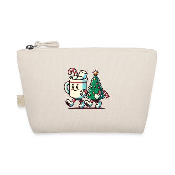 Joyeux Noël Look Vintage Rétro - Trousse biologique - nature - Devant