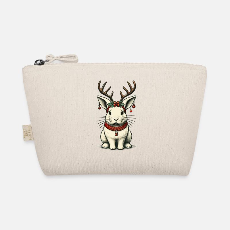 Lapin de Noël avec bois et cloches Trousse biologique