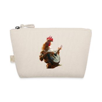 Rooster Banjo - Organic Pouch - nature - Front