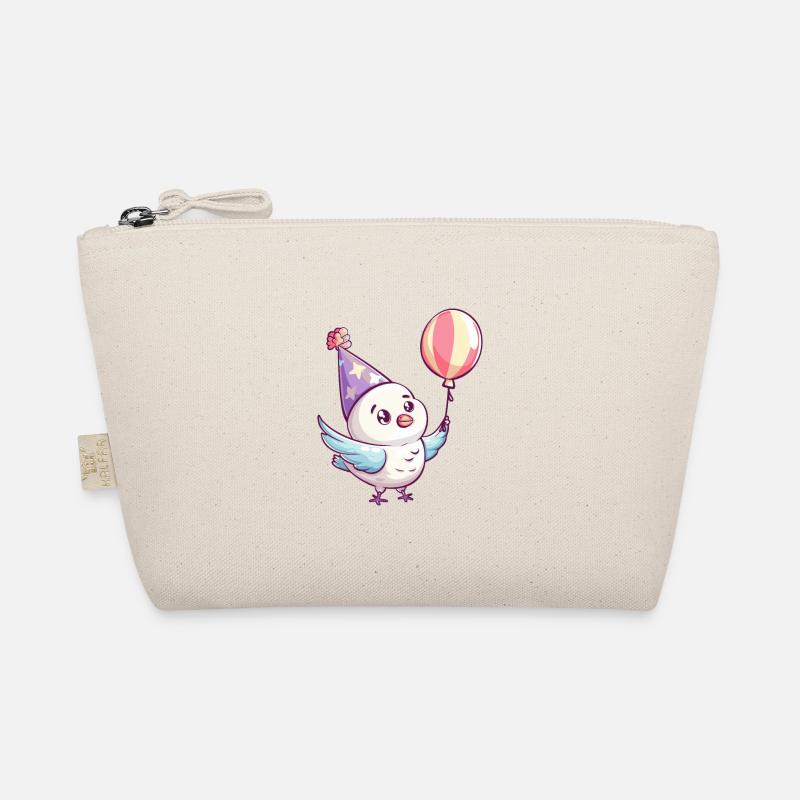 Colombe Oiseau Anniversaire Bande dessinée Mignon Trousse biologique