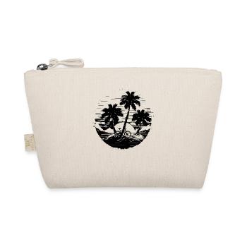 Mountain biking illustration - Organic Pouch - nature - Front