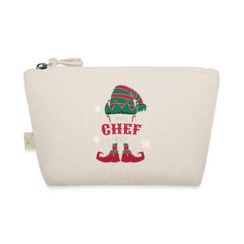 Elf Christmas Outfit Family Christmas - Organic Pouch - nature - Front