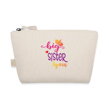 Big sister gift Big Sister Again - Organic Pouch - nature - Front