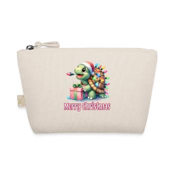 Chapeau de Noël Petite Tortue Joyeux Noël - Trousse biologique - nature - Devant