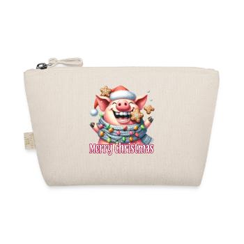 Cochon sucré avec Noël Müte Joyeux Noël - Trousse biologique - nature - Devant