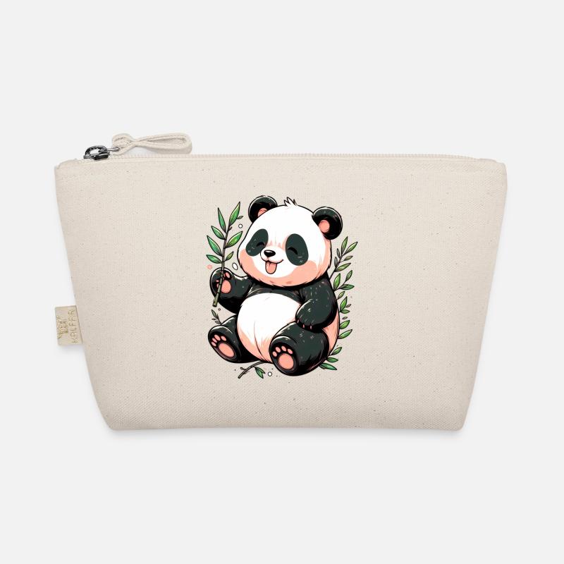 Panda - Bio-Täschchen - Natur