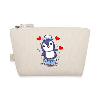 Penguin Penguins Children Child Babay Toddlers - Organic Pouch - nature - Front