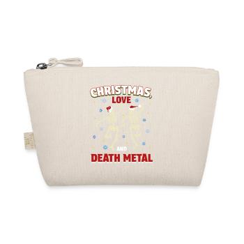 Christmas, Love & Death Metal! Metal fans! - Organic Pouch - nature - Front