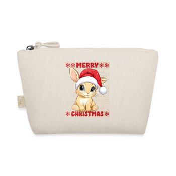 Bunny Rabbit Ugly Christmas Christmas Xmas Cute - Organic Pouch - nature - Front