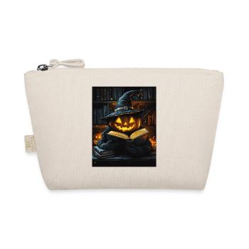 Cadeau d’Halloween Femmes Citrouille Hommes Enfants - Trousse biologique - nature - Devant