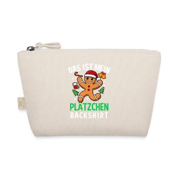 Weihnachten Das Ist Mein Plätzchen Back shirt - Bio-Täschchen - Natur - Vorne