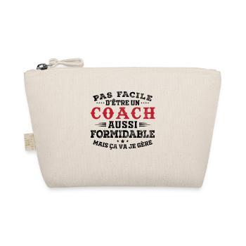 Cadeau Formidable pour Coach Formidable - Trousse biologique - nature - Devant