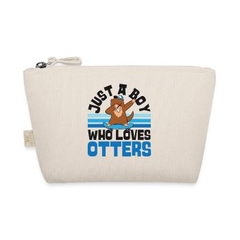 Otter Boy Just A Boy Who Loves - Bio-Täschchen - Natur - Vorne
