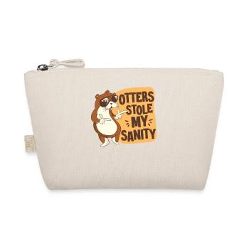 Otter Otters Stole My Sanity - Bio-Täschchen - Natur - Vorne