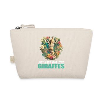 Giraffen Giraffe - Bio-Täschchen - Natur - Vorne