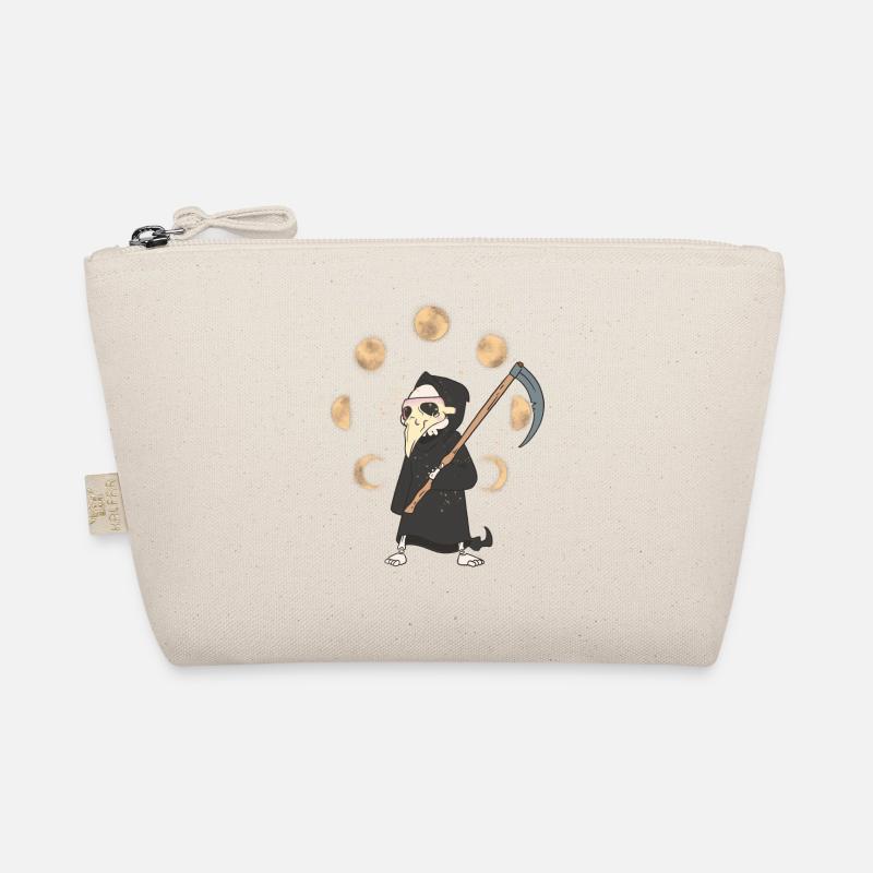 Halloween Grim Reaper Death Moon Phase Organic Pouch