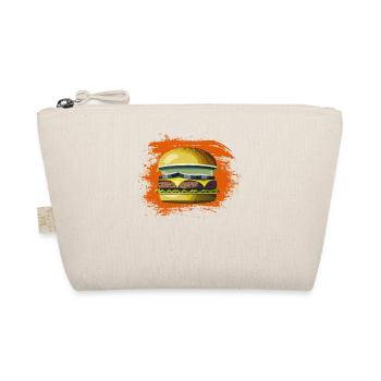Imprimé de dessin animé hamburger ludique - Trousse biologique - nature - Devant