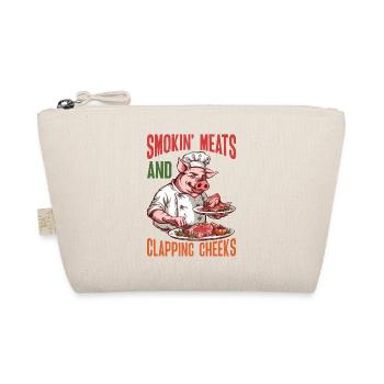 Smokin' Meats And Clapping Cheeks - Bio-Täschchen - Natur - Vorne